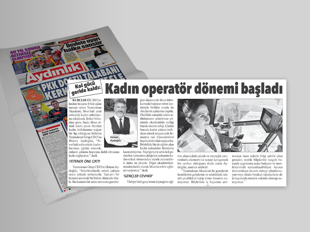 KADIN OPERATÖR DÖNEMİ BAŞLADI
